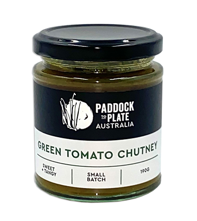 Paddock to Plate Green Tomato Chutney 190g